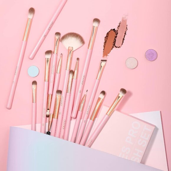 ๐  Makeup Eye Brush Set Synthetic Hair Wooden Handle Blending Concealer Eyebrow - Picture 9 of 9